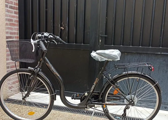 Tres Beau Studio Climatisation, Trois Etoiles, Parking A Velo, Velos En Option, Parking Prive Jardin